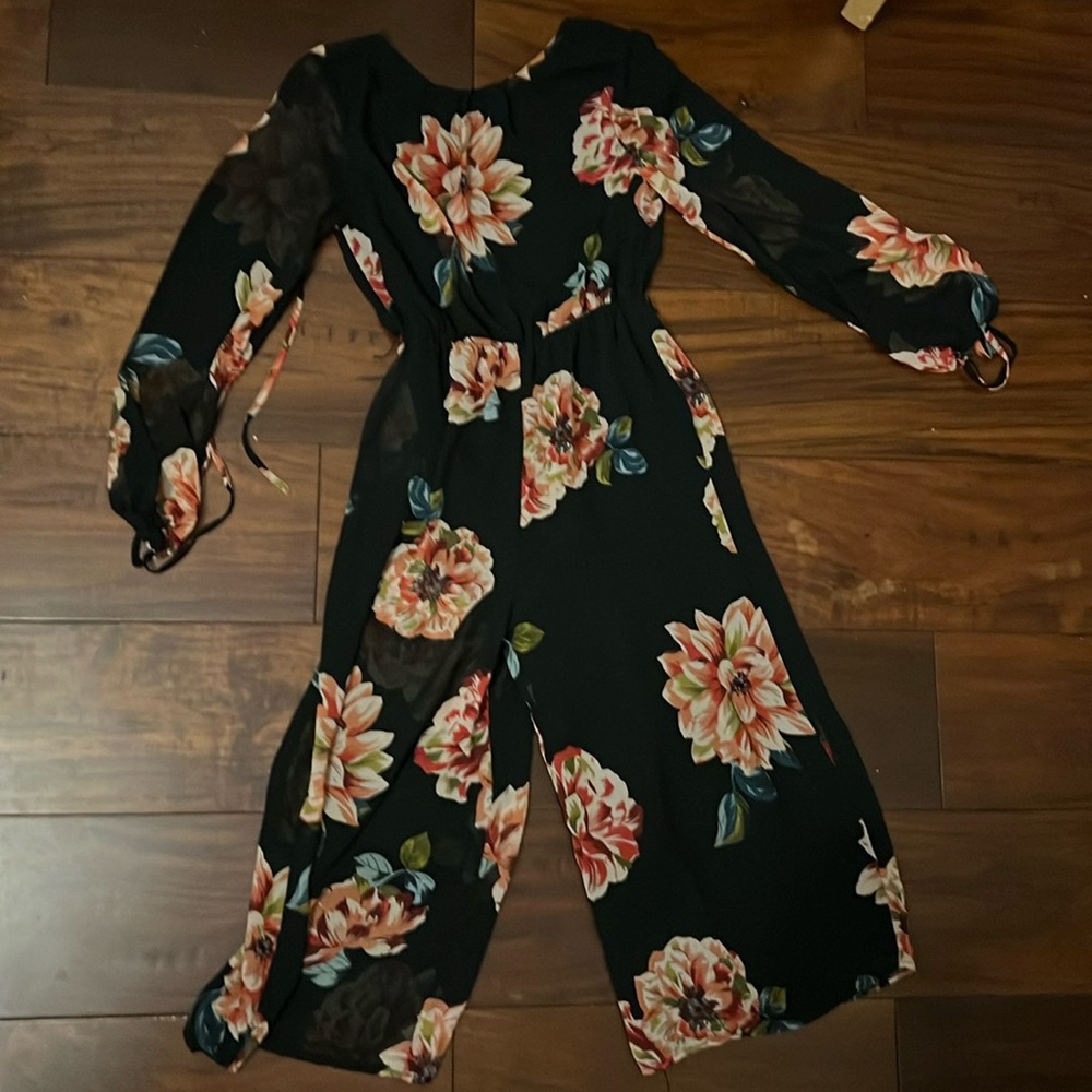 Romper with open back